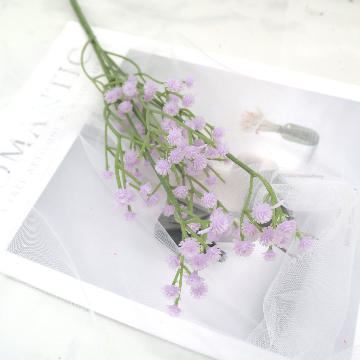 Artificial Baby's Breath Light Purple