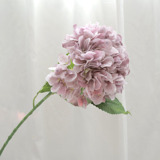 Silk Artificial Hydrangea Plum