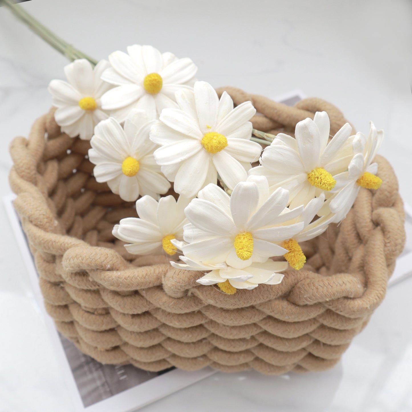 Kertas Buatan Tangan Daisy White