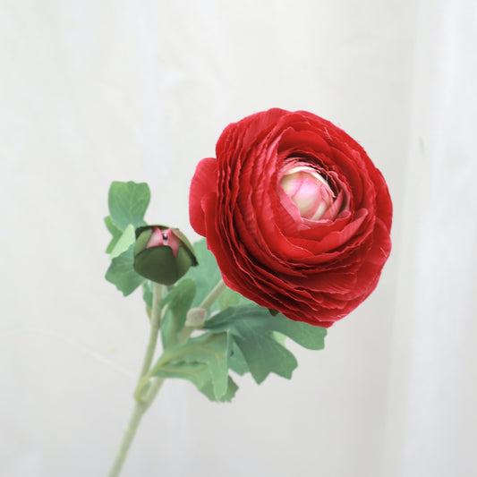 Artificial Silk Ranunculus Magenta