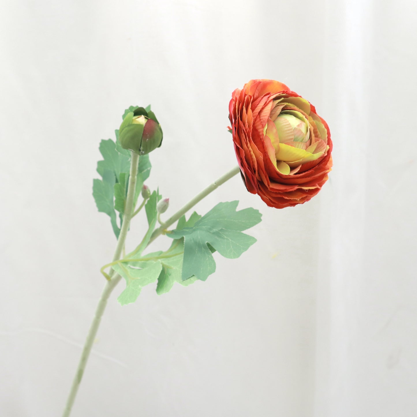 Artificial Silk Ranunculus Red