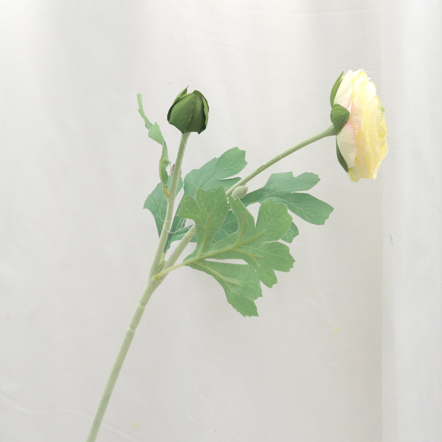 Artificial Silk Ranunculus Yellow