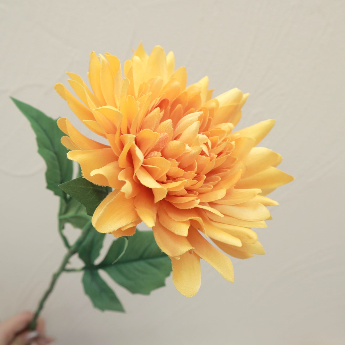 Artificial Silk Wild Dahlia Orange