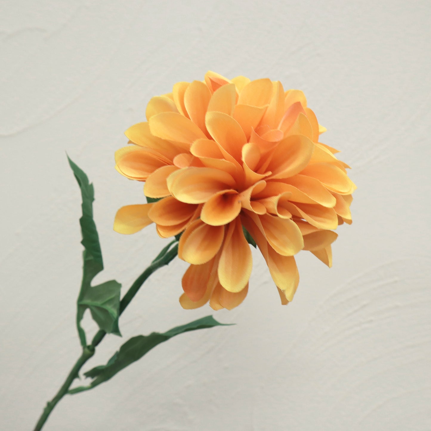 Artificial Silk Dahlia Orange