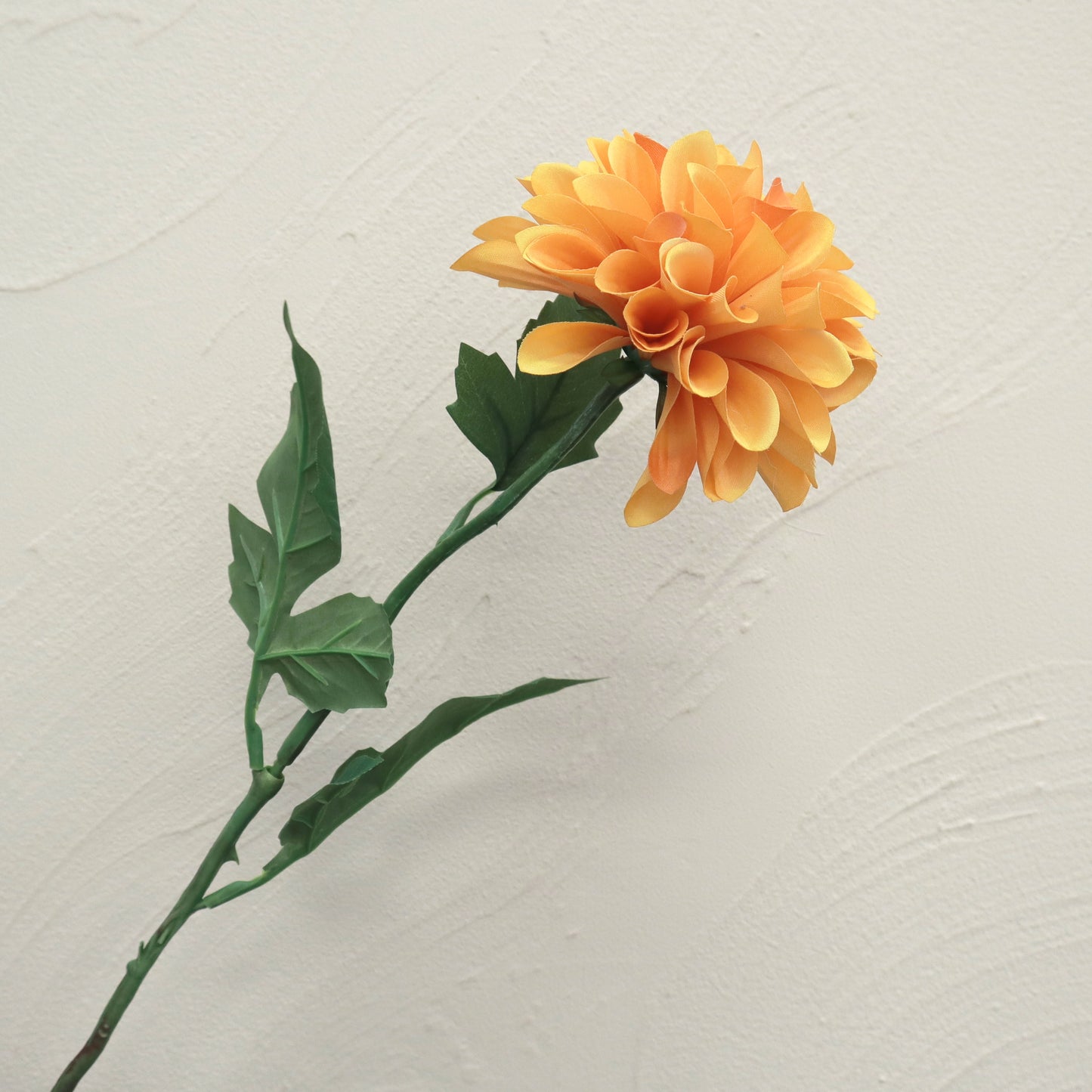 Artificial Silk Dahlia Orange