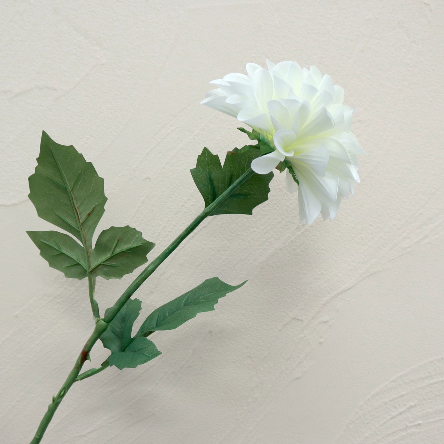 Artificial Silk Dahlia White