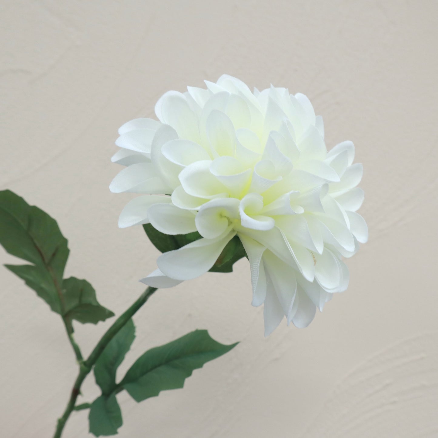 Artificial Silk Dahlia White