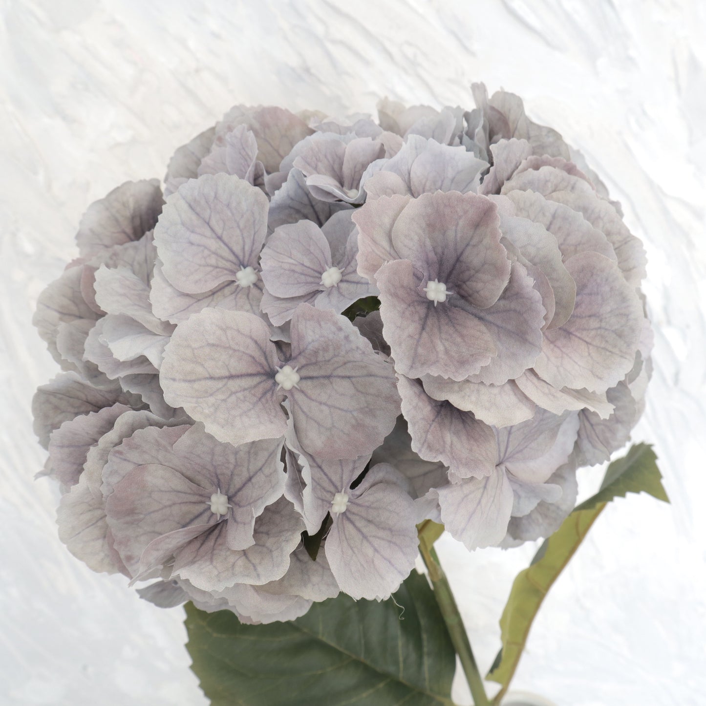 Kelabu Daun Besar Hydrangea Tiruan Sutera