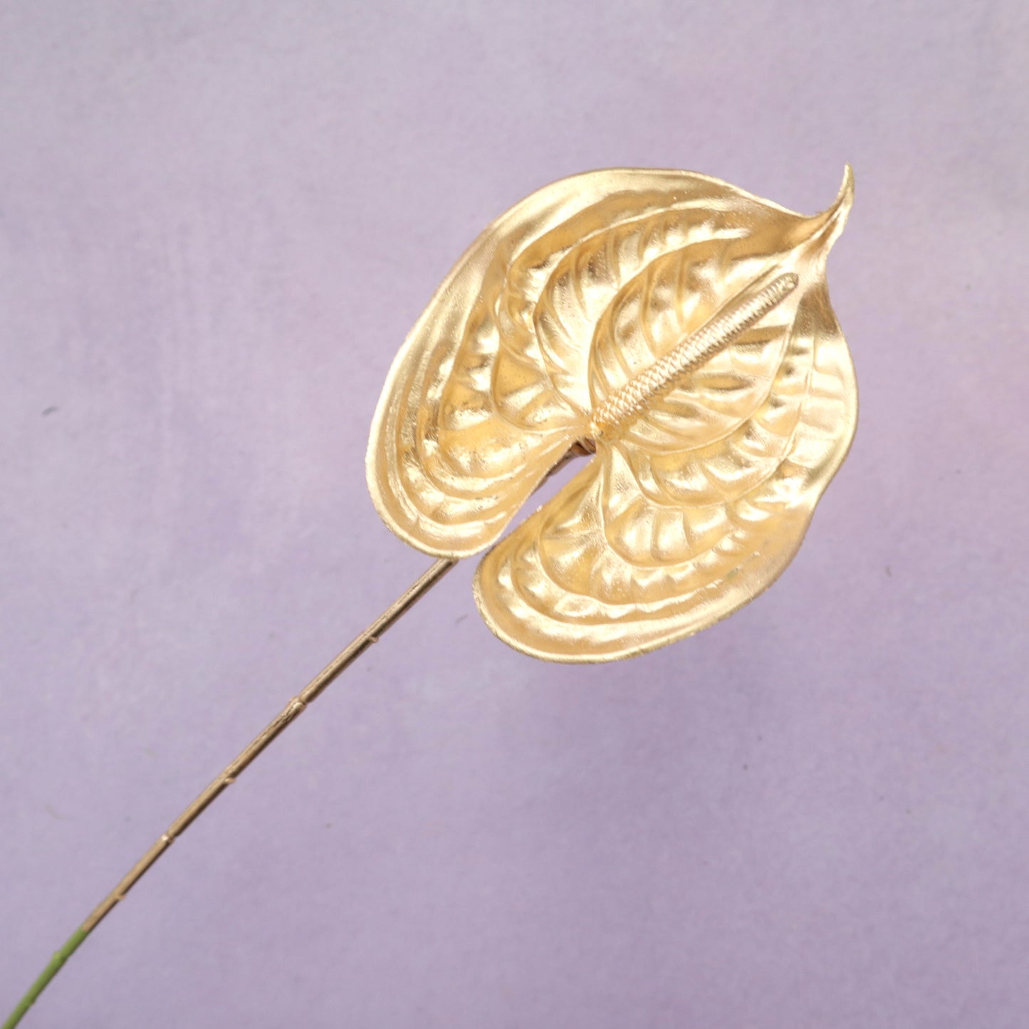 Artificial Gold Anthurium